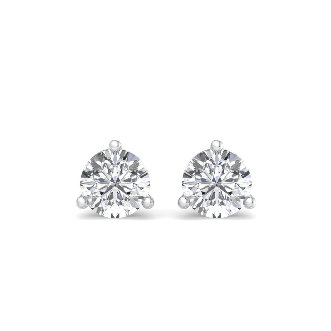 Round Cut Earrings - Krishnashray
