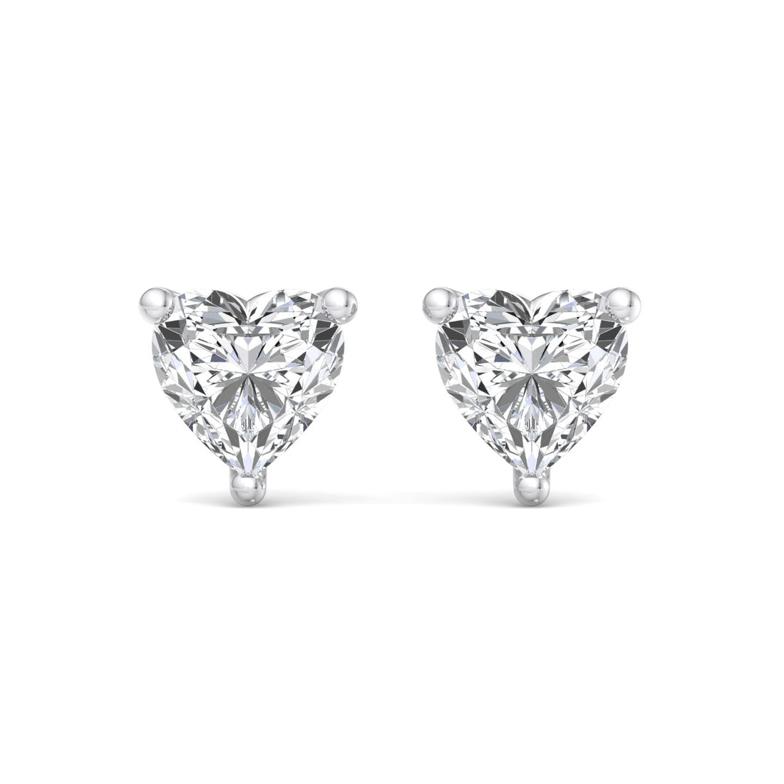 Sparkling Heart Earrings - Krishnashray