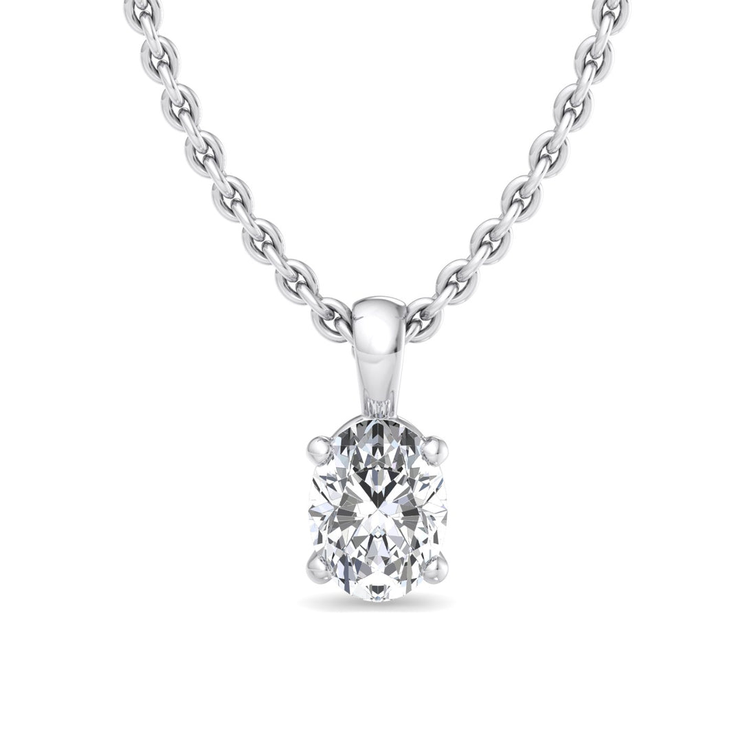 Royal Glow Oval Pendant - Krishnashray