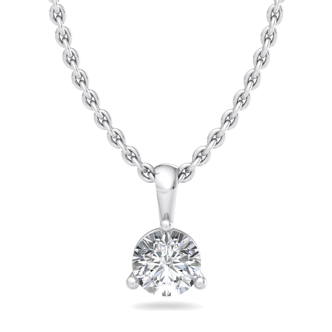 Elegant Solitaire Pendant