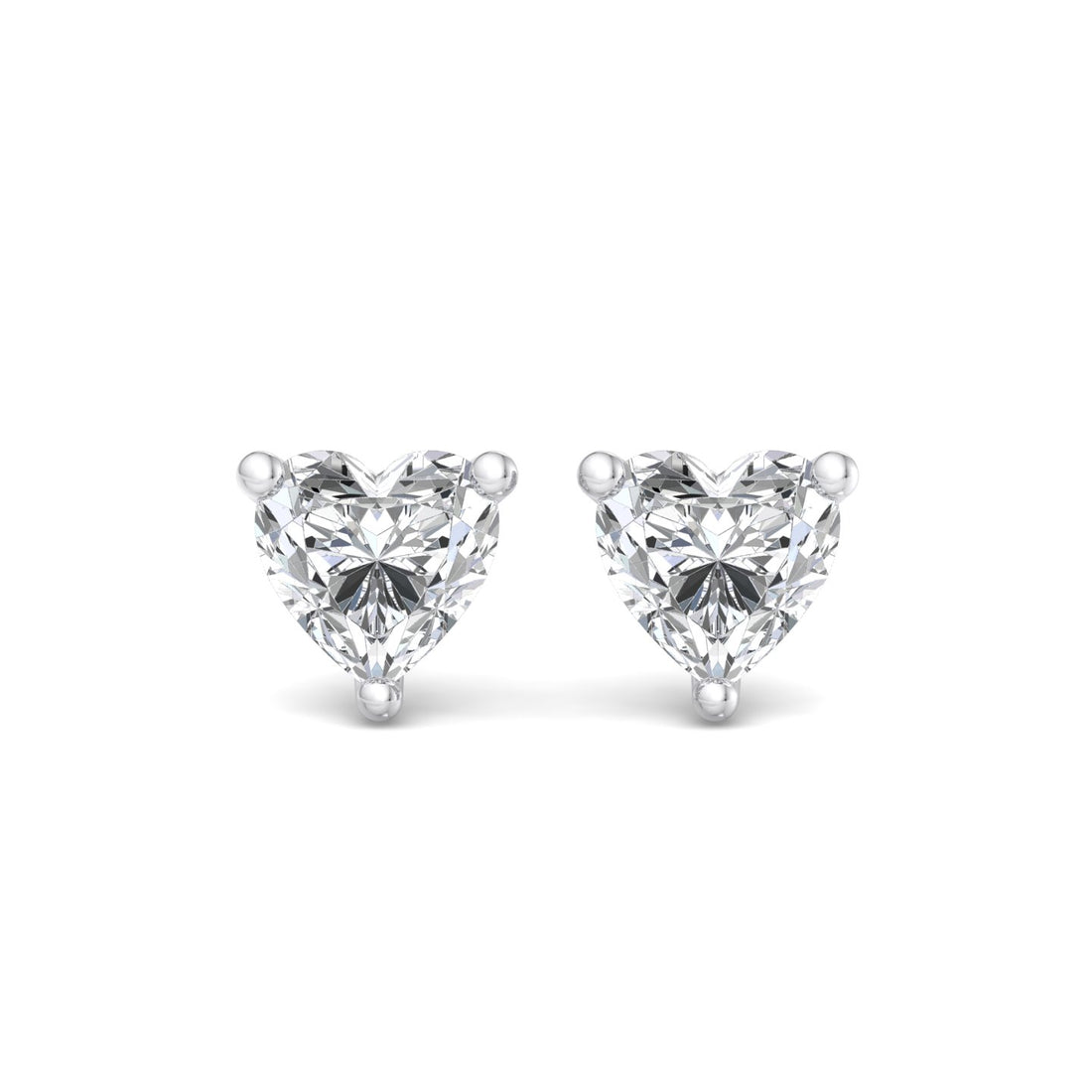 Lovely Heart Shaped Earrings - Krishnashray