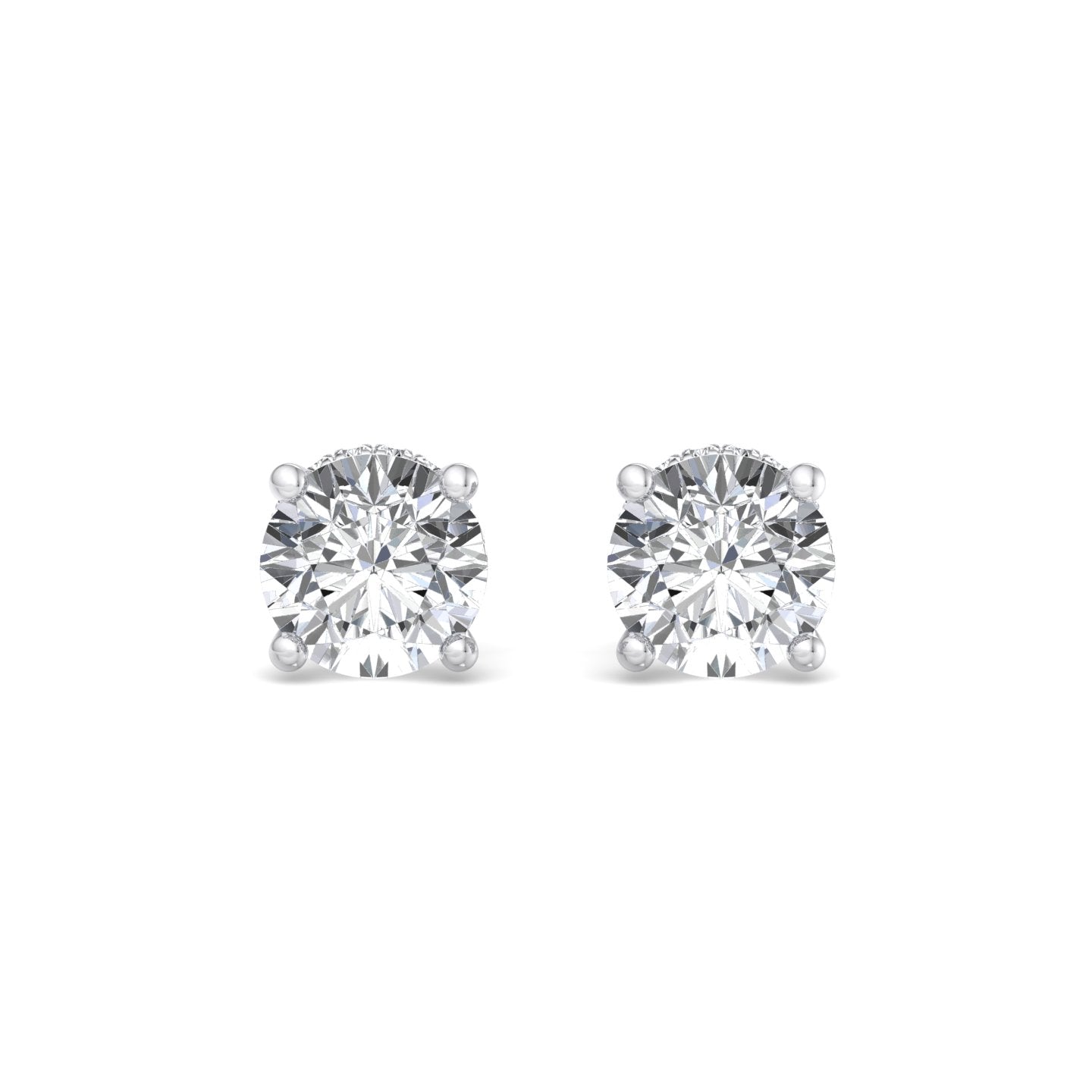 Diamond Stud Earrings - Krishnashray