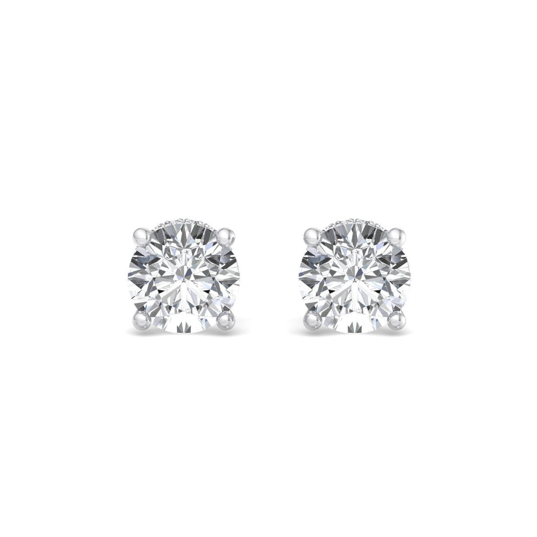 Diamond Stud Earrings - Krishnashray