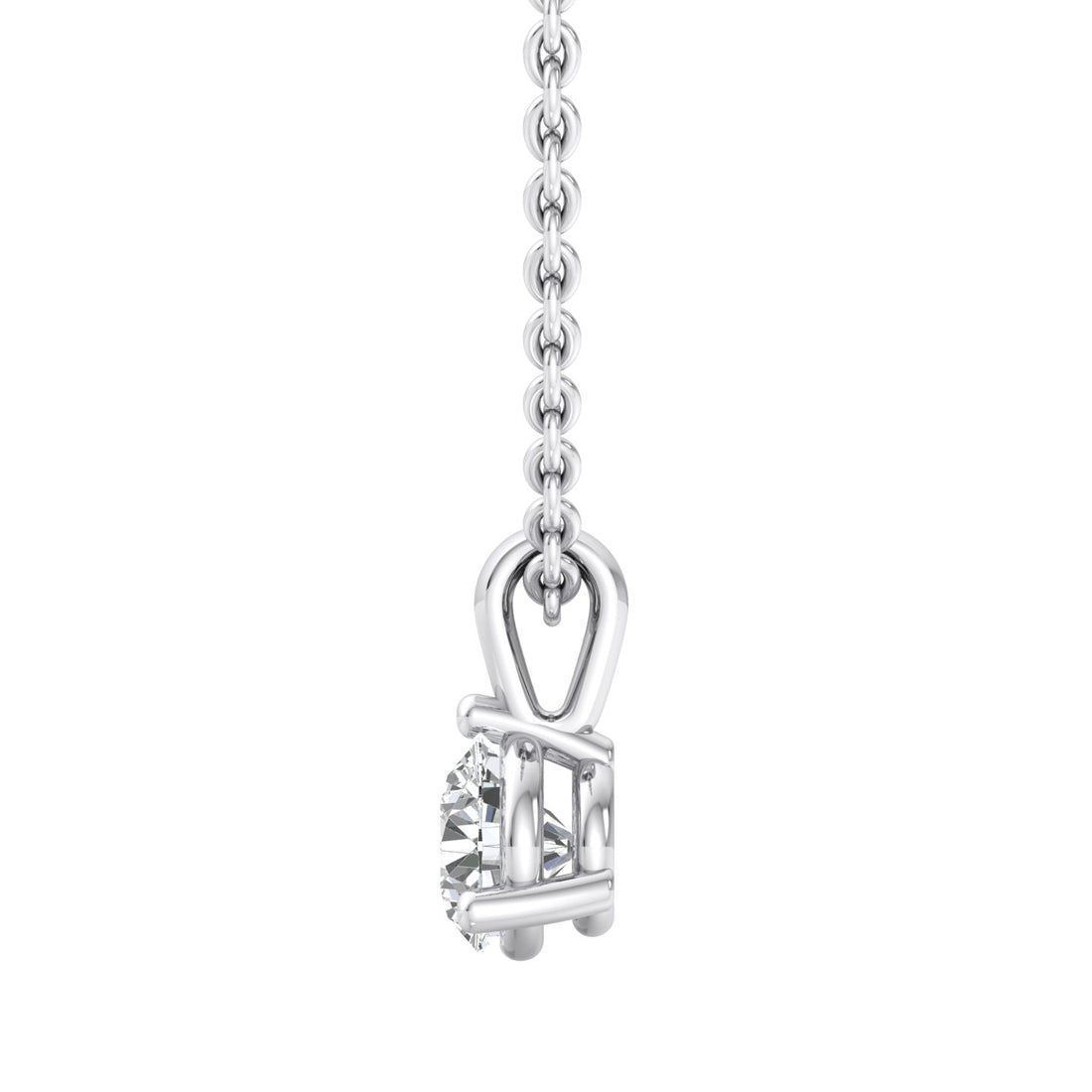 Elegant Solitaire Pendant