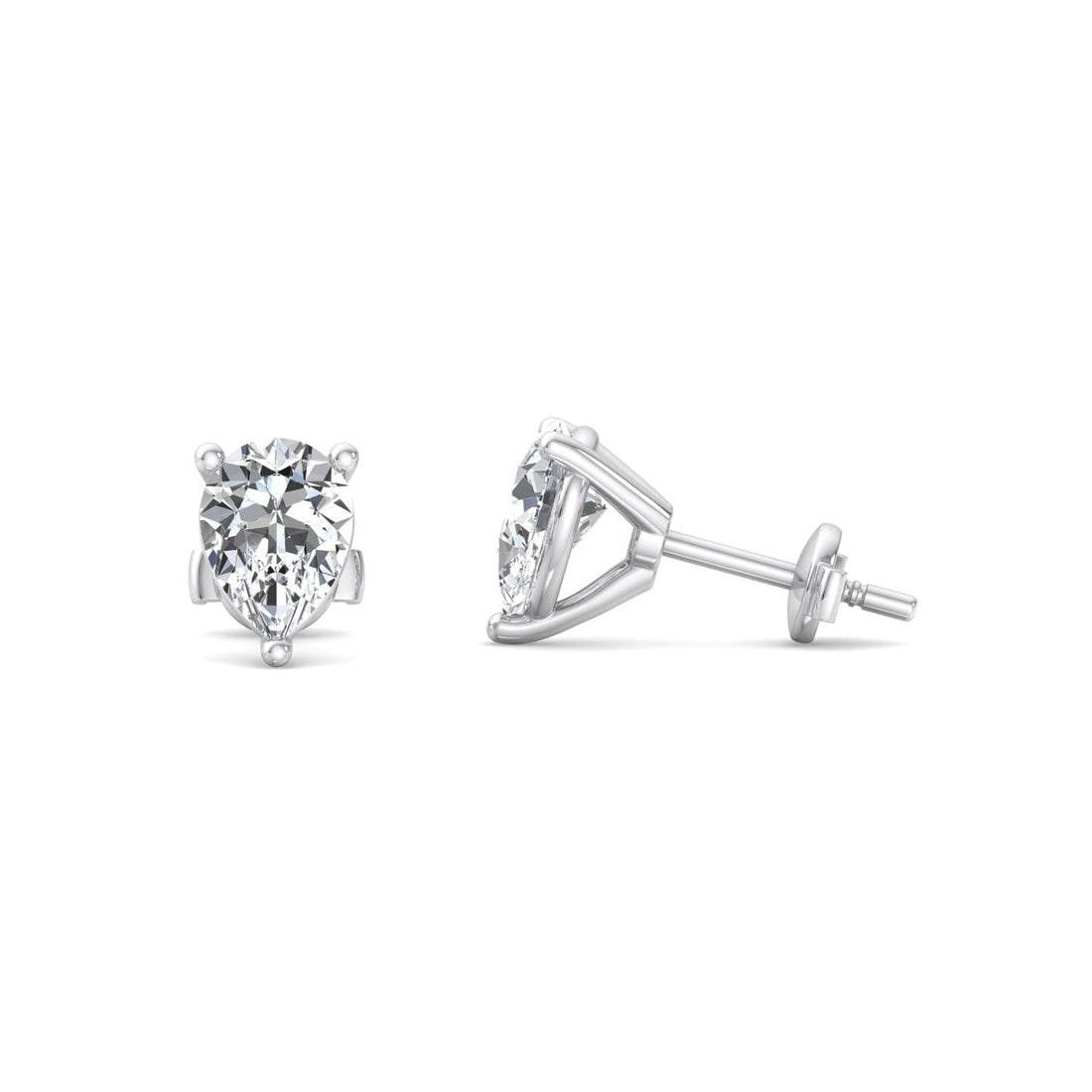 Pear Shape Gorgeous Stud Earrings - Krishnashray