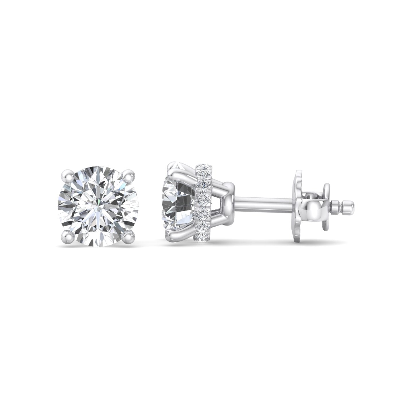 Diamond Stud Earrings - Krishnashray