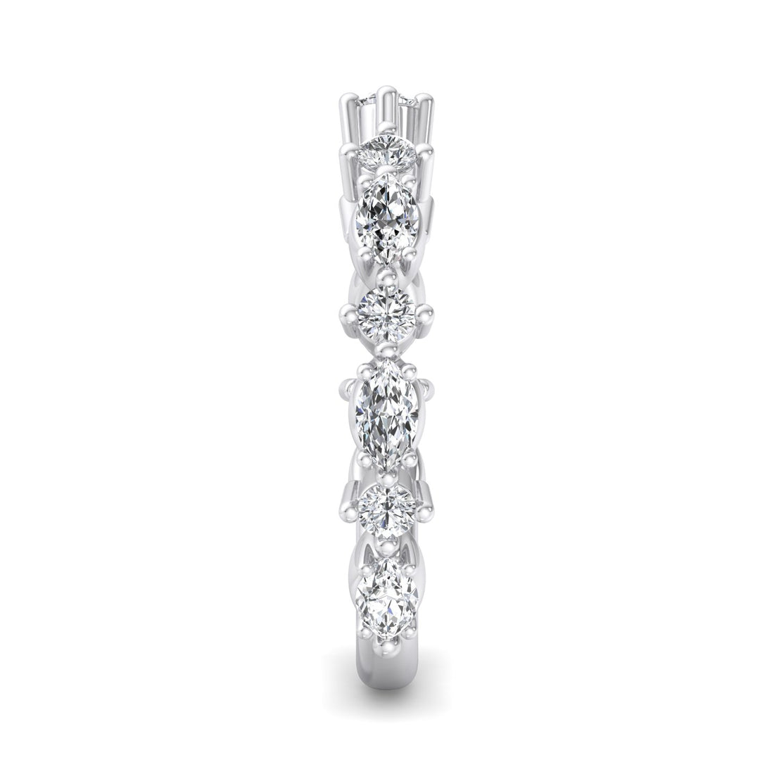 Open Gold Ring with Diamonds - Krishnashray