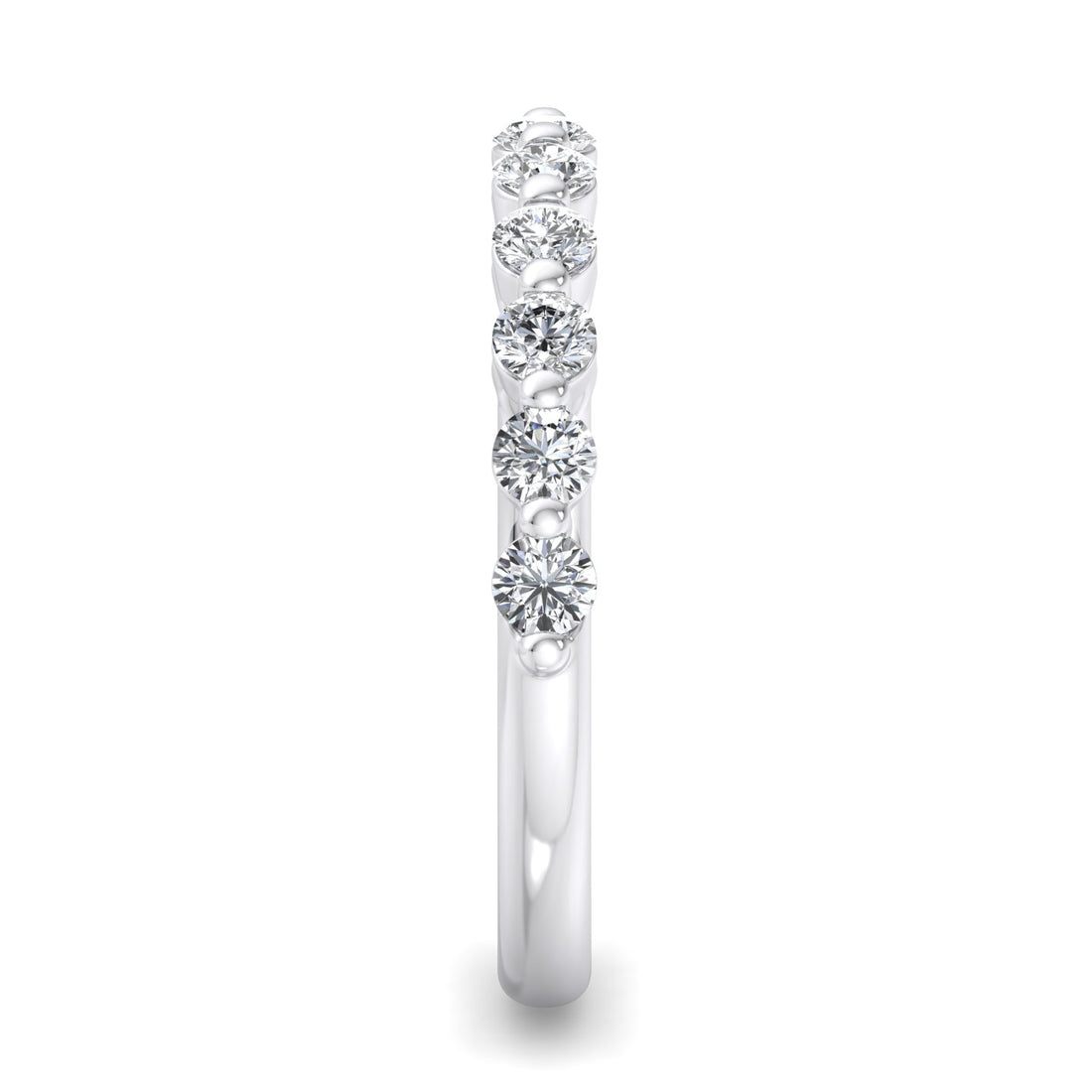 Radiant Grace Diamond Half Eternity Band - Krishnashray