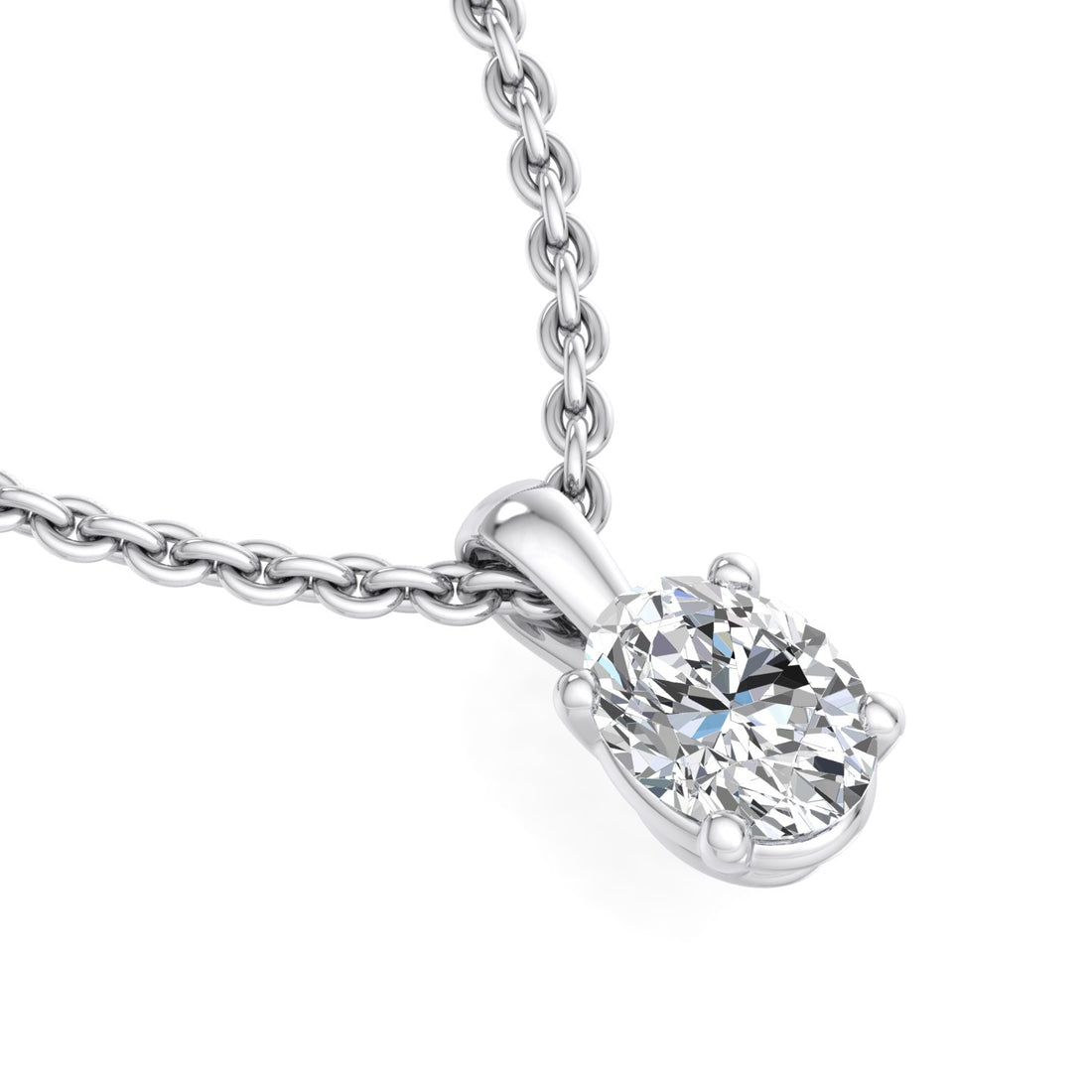 Royal Glow Oval Pendant - Krishnashray