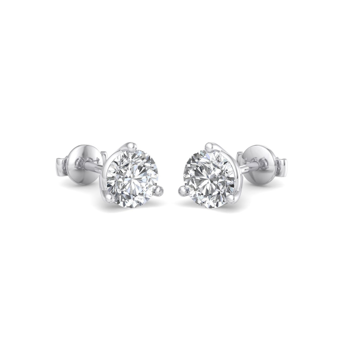 Round Cut Earrings - Krishnashray