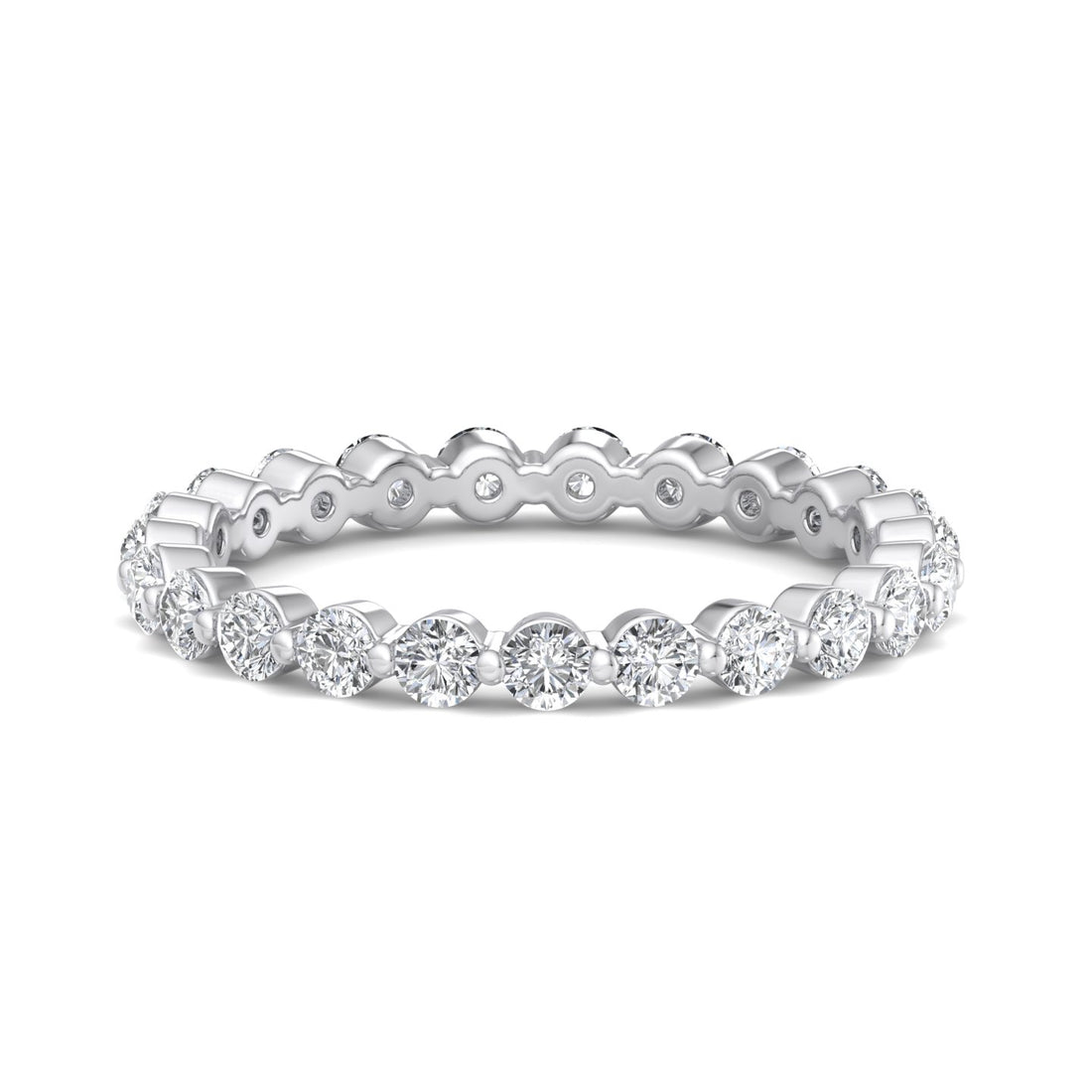 Golden Halo Eternity Band - Krishnashray