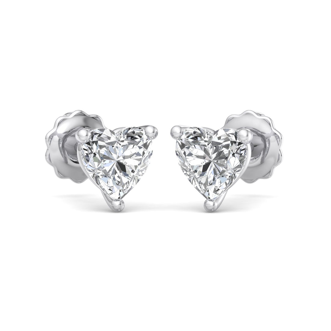 Sparkling Heart Earrings - Krishnashray