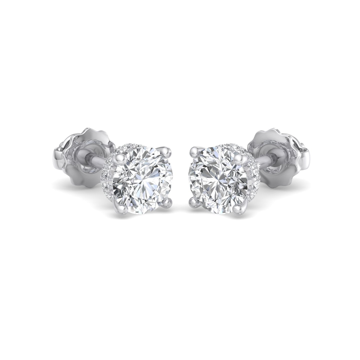 Diamond Stud Earrings - Krishnashray