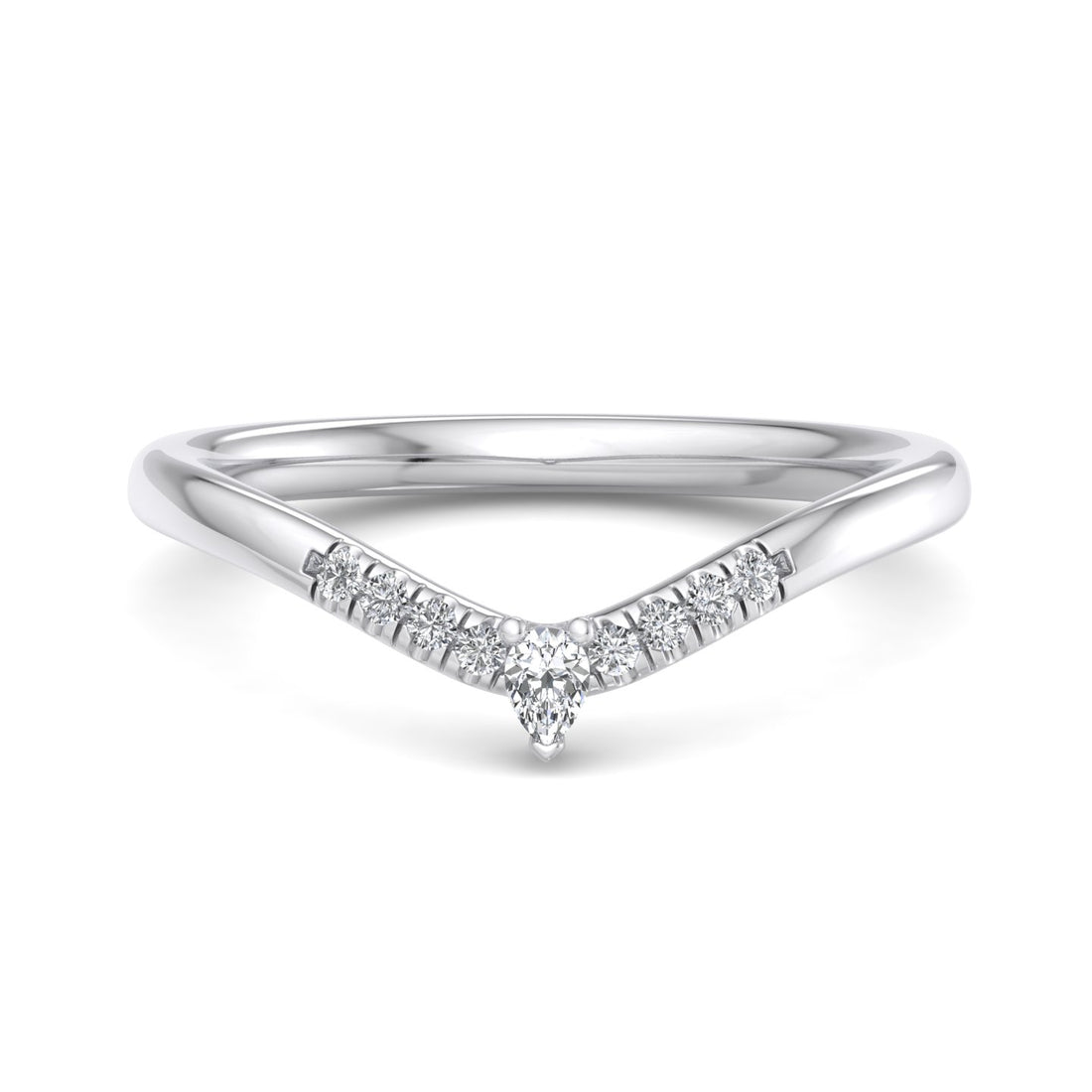 V-Shaped Diamond Ring - Krishnashray
