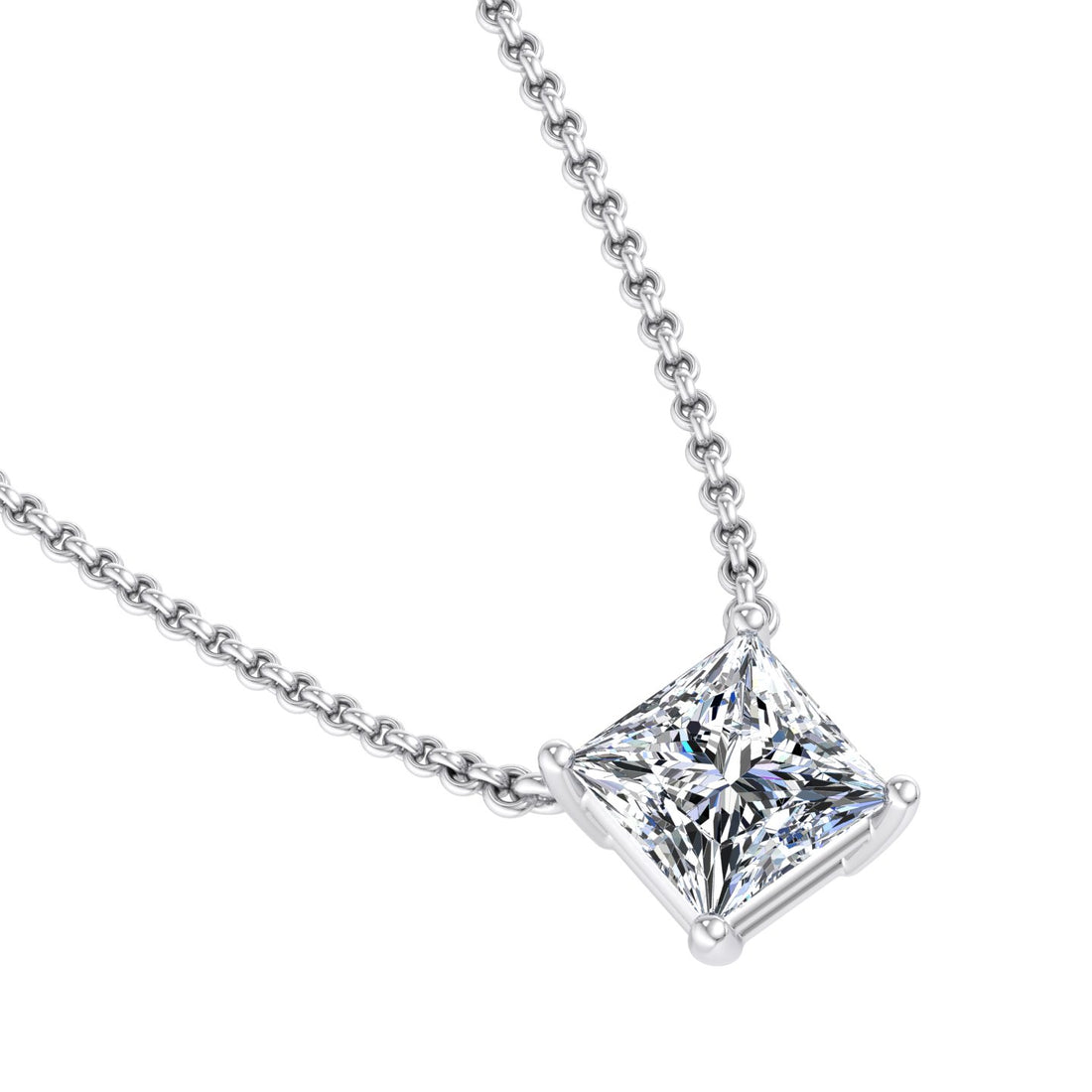 Gold Chain Pendant with Diamond