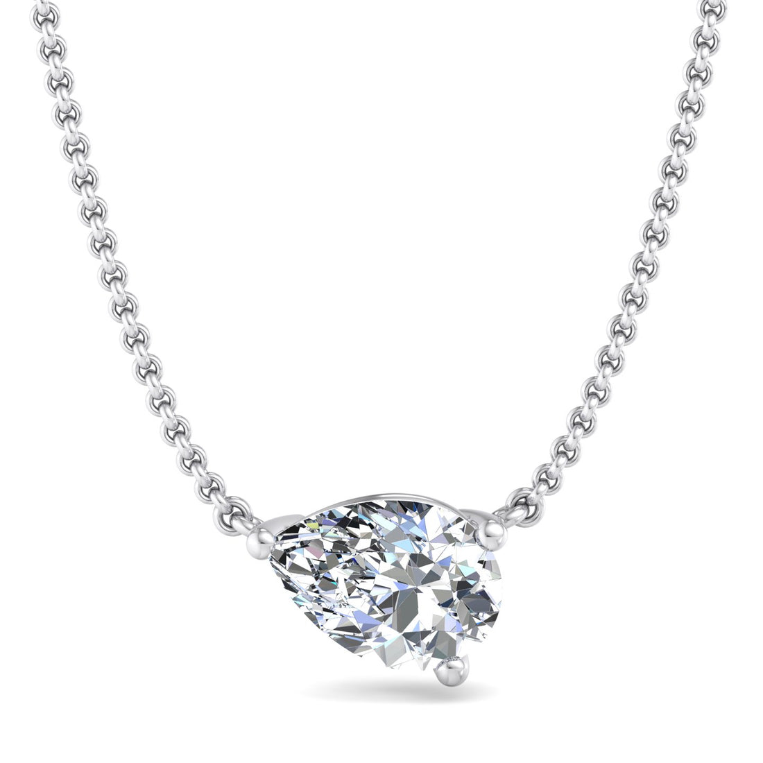Gold Solitaire Pendant