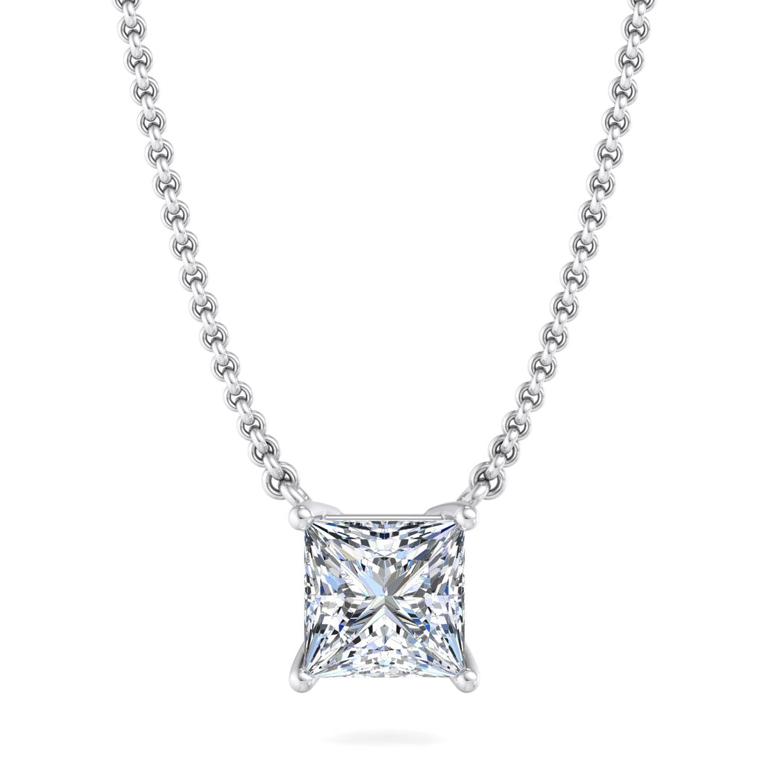 Gold Chain Pendant with Diamond