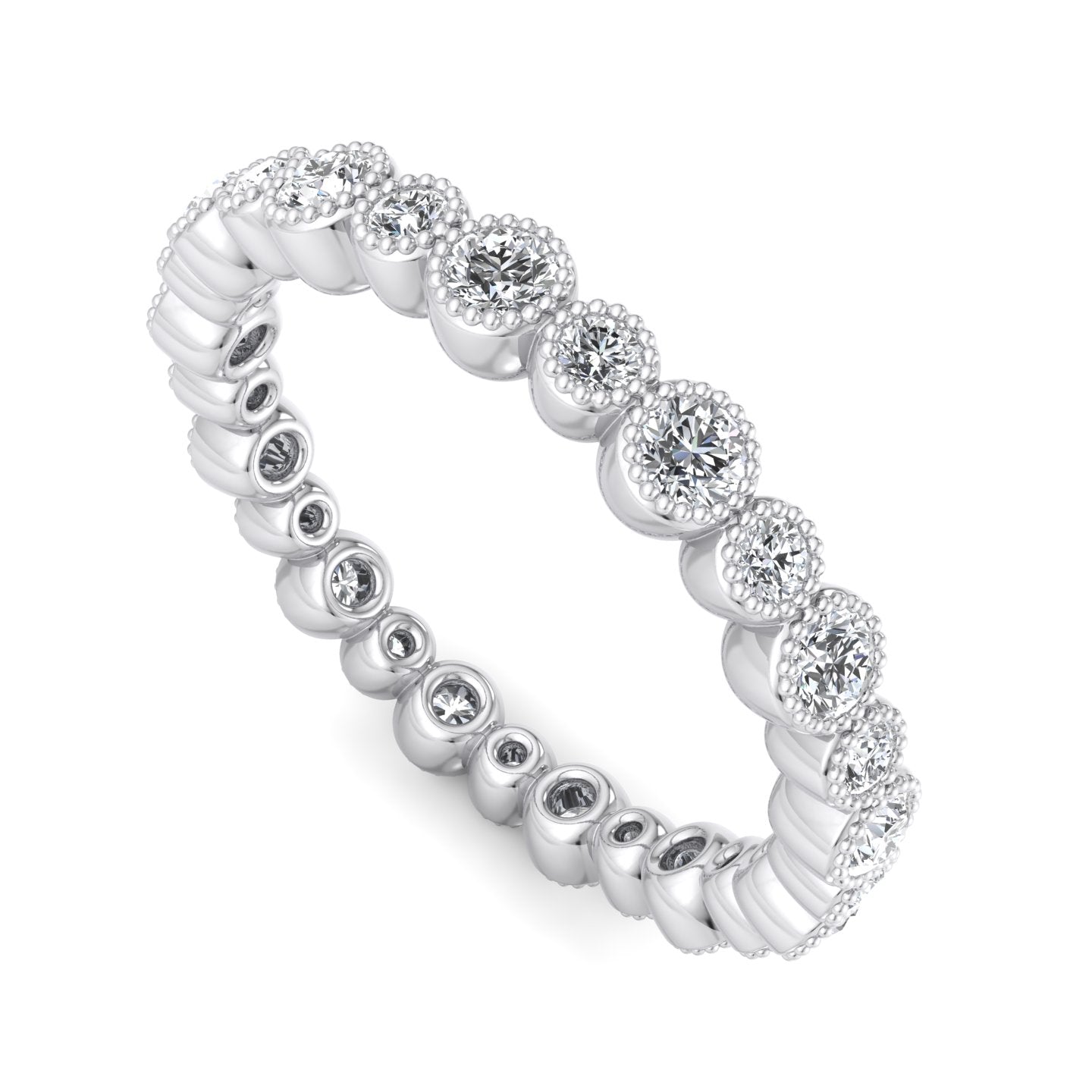 Circle of Light Diamond Band - Krishnashray