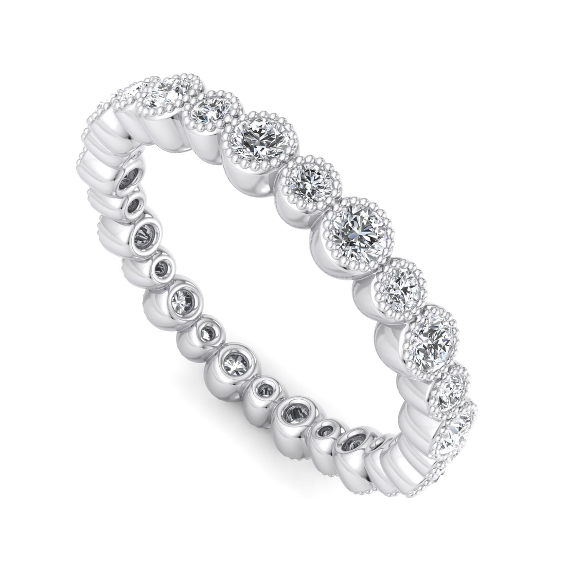 Circle of Light Diamond Band - Krishnashray