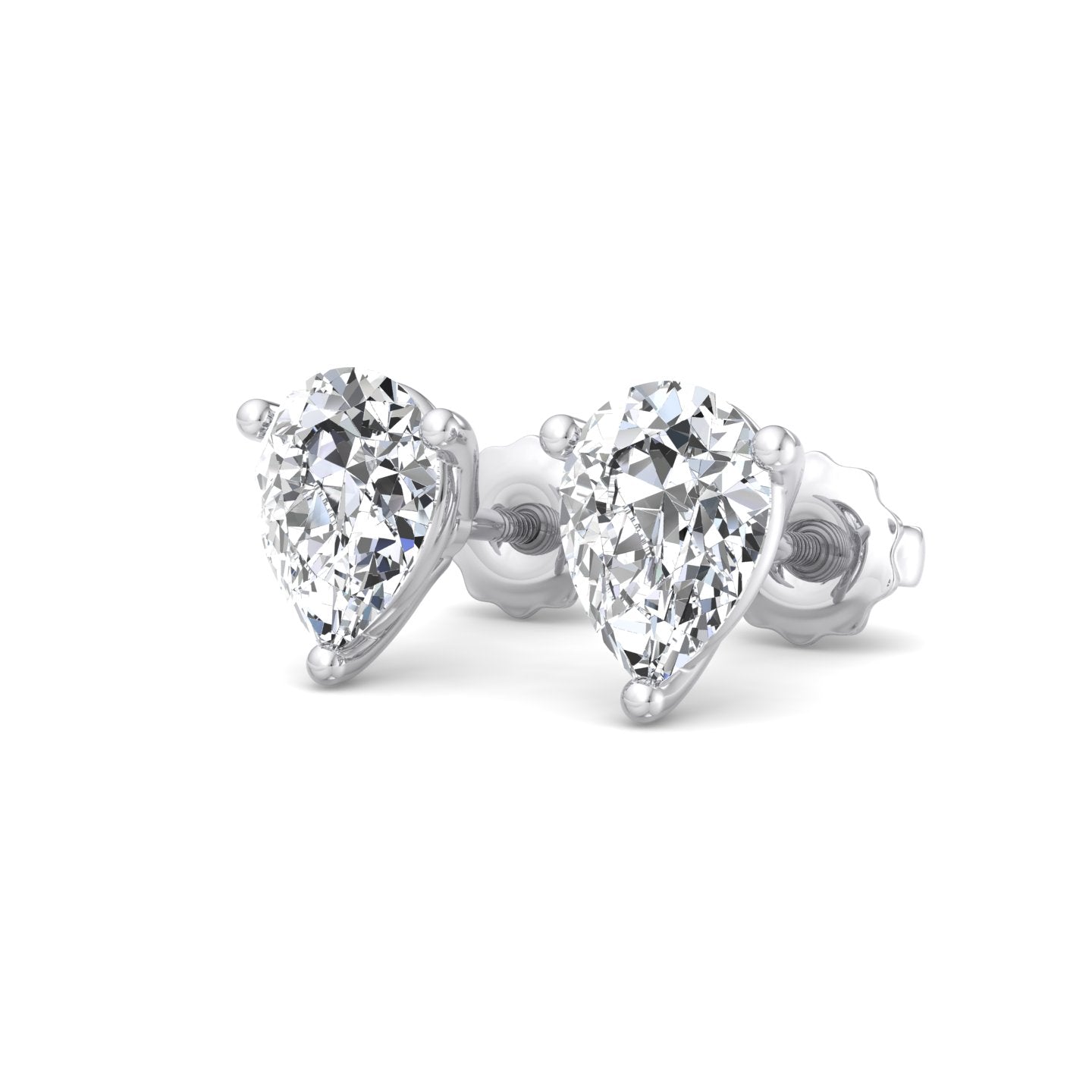 Diamond cluster earrings with a look similar to Singapore luxury trends
