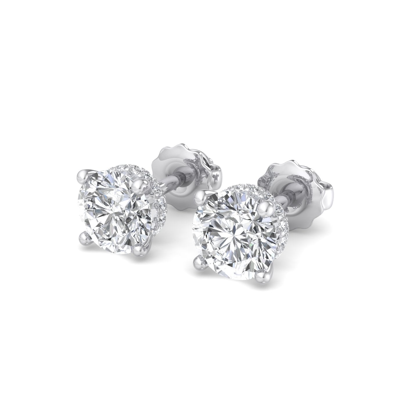 Diamond Stud Earrings - Krishnashray