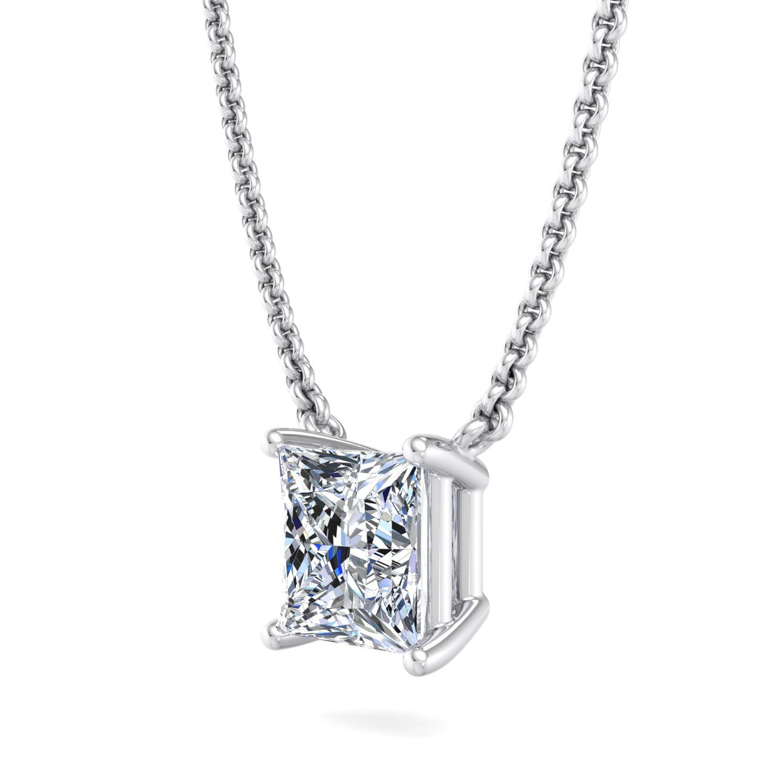 Gold Chain Pendant with Diamond