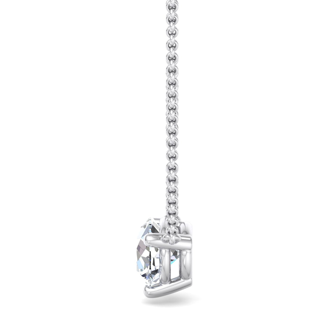 Gold Solitaire Pendant