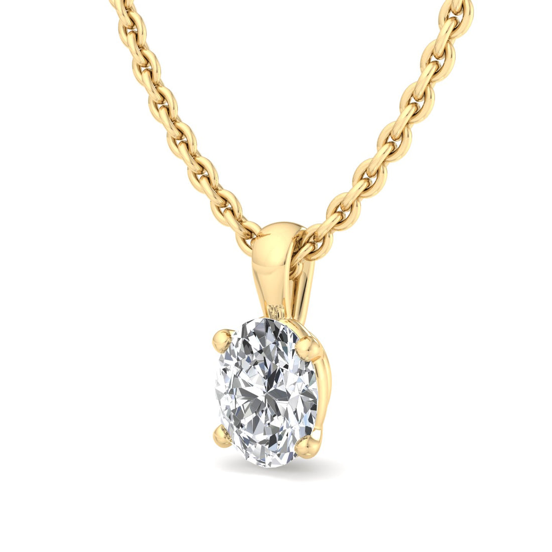 Royal Glow Oval Pendant - Krishnashray