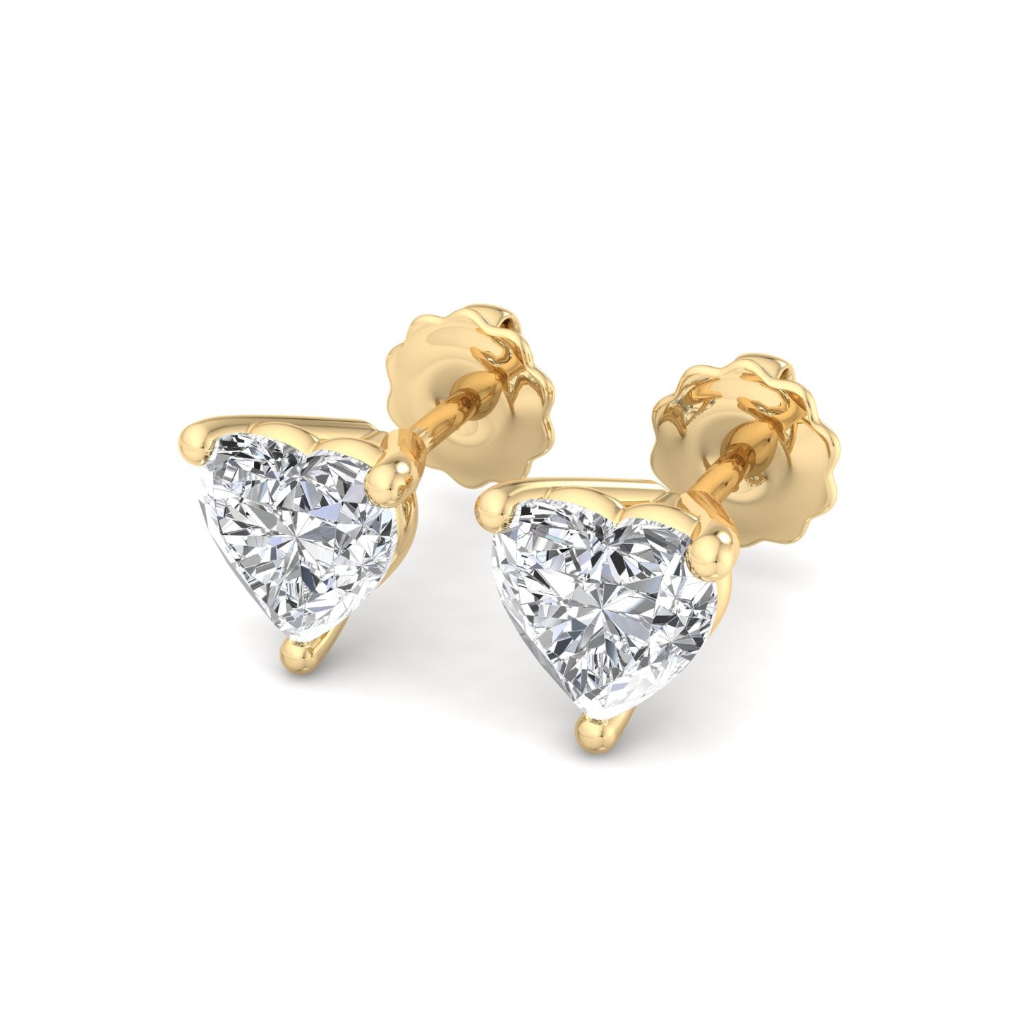 Sparkling Heart Earrings - Krishnashray