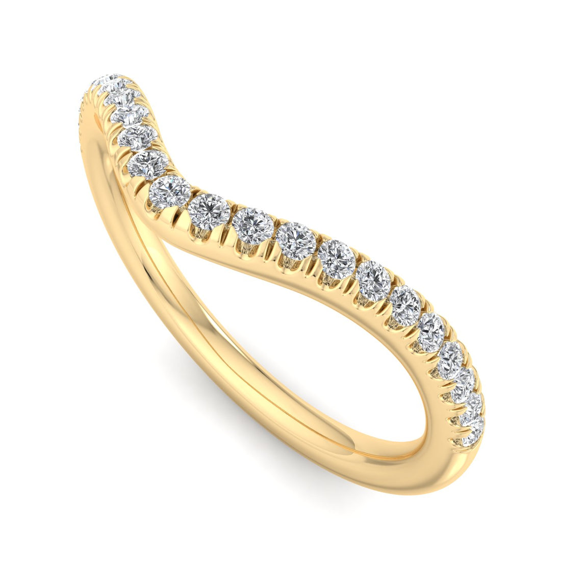 V-Shaped Diamond Ring - Krishnashray