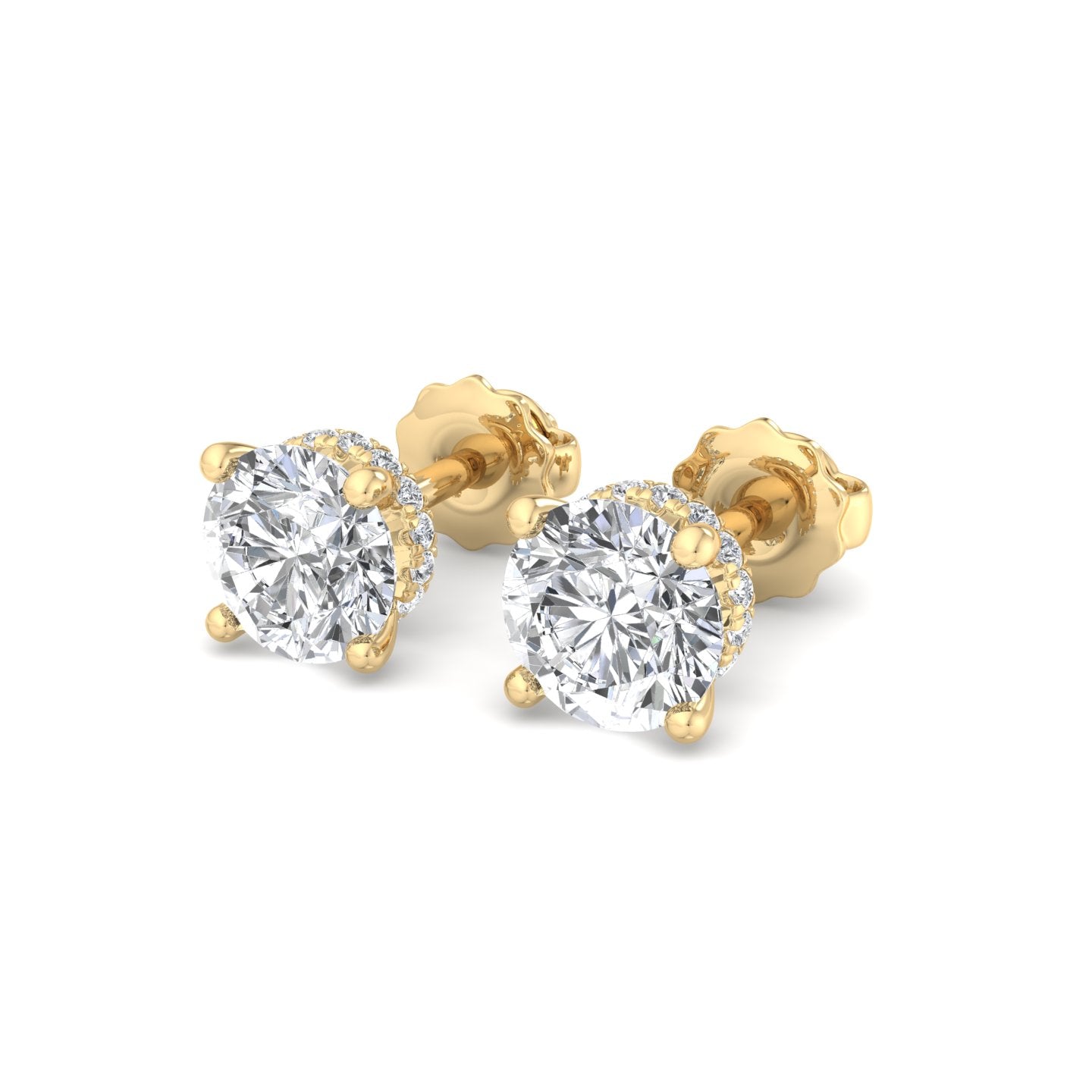 Diamond Stud Earrings - Krishnashray