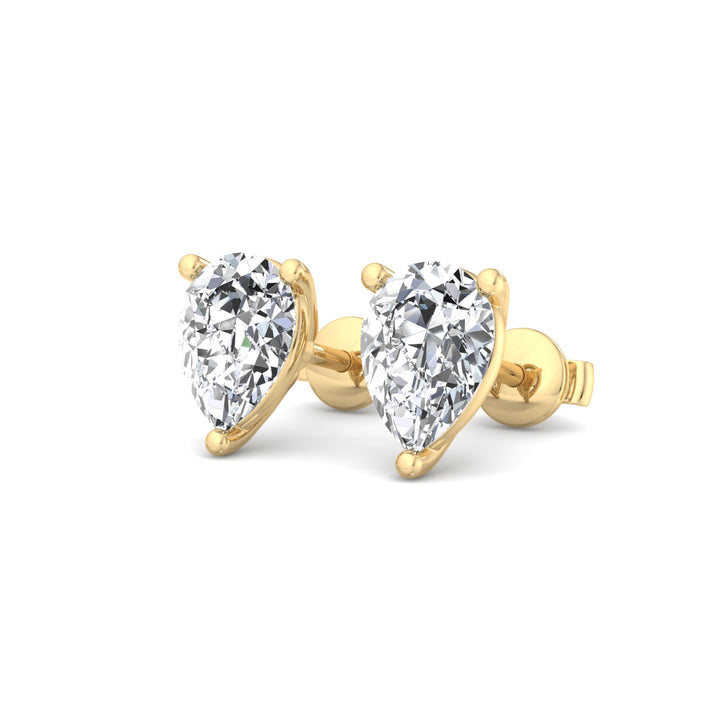 Pear Shape Gorgeous Stud Earrings - Krishnashray