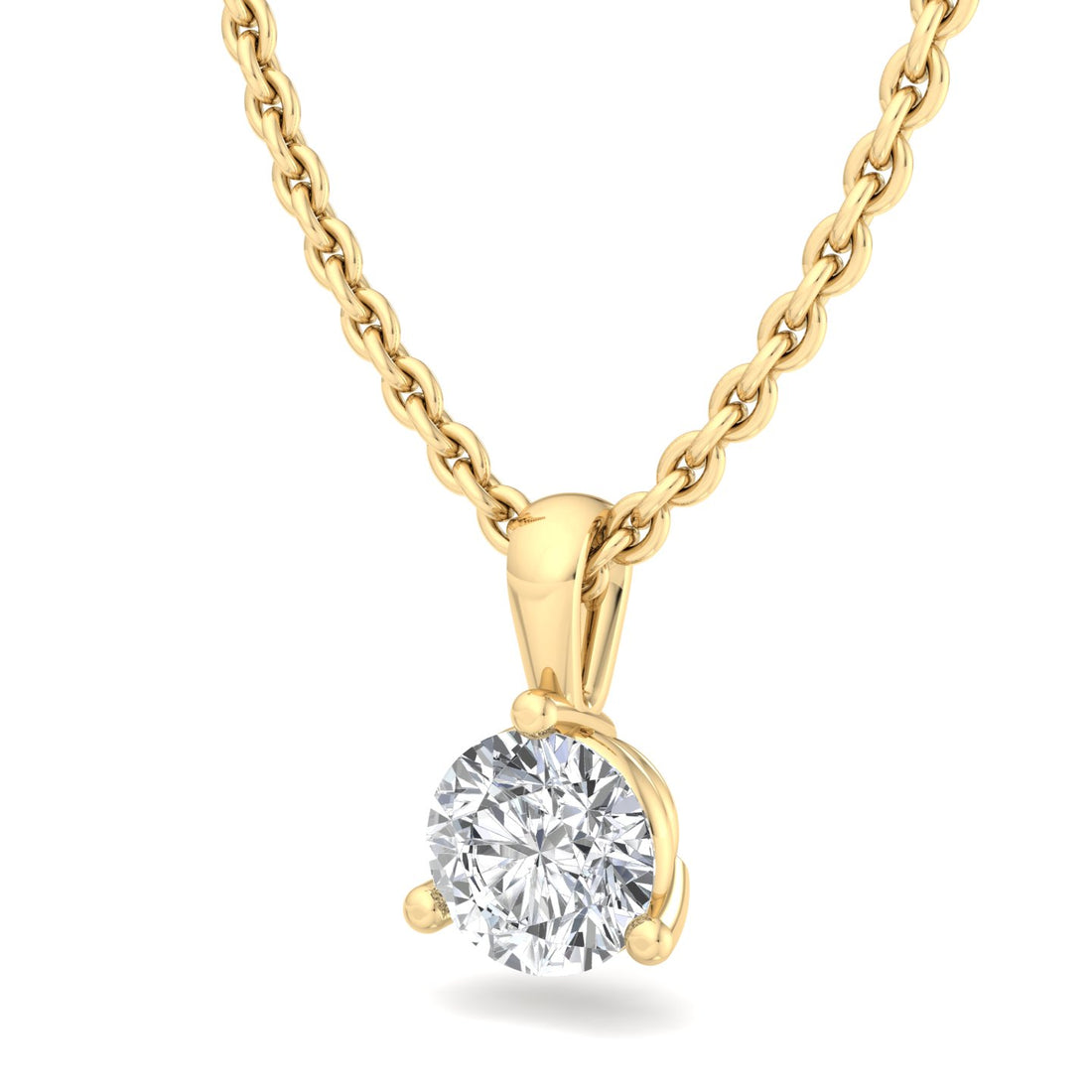 Elegant Solitaire Pendant