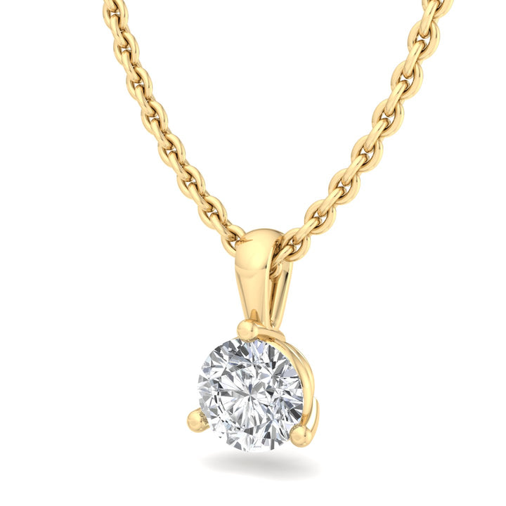 Elegant Solitaire Pendant
