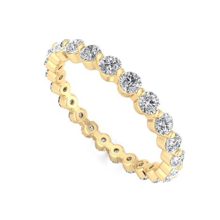 Golden Halo Eternity Band - Krishnashray
