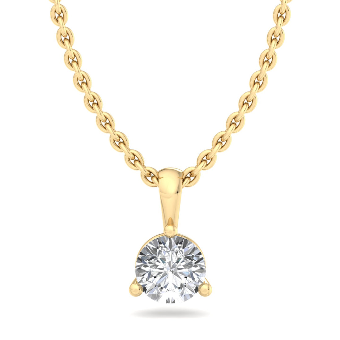 Elegant Solitaire Pendant