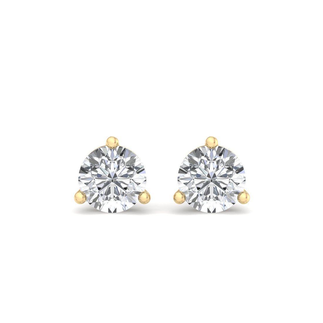 Round Cut Earrings - Krishnashray