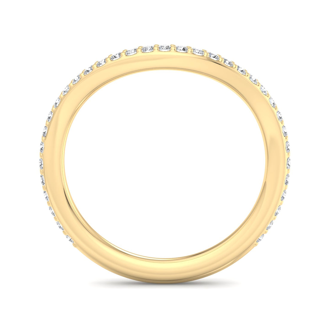 Curved Diamond Ring - Krishnashray