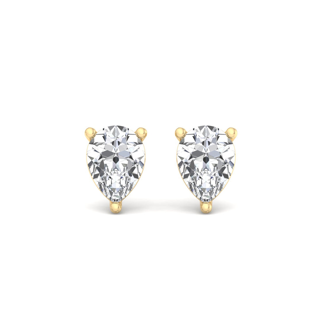 Pear Shape Gorgeous Stud Earrings - Krishnashray