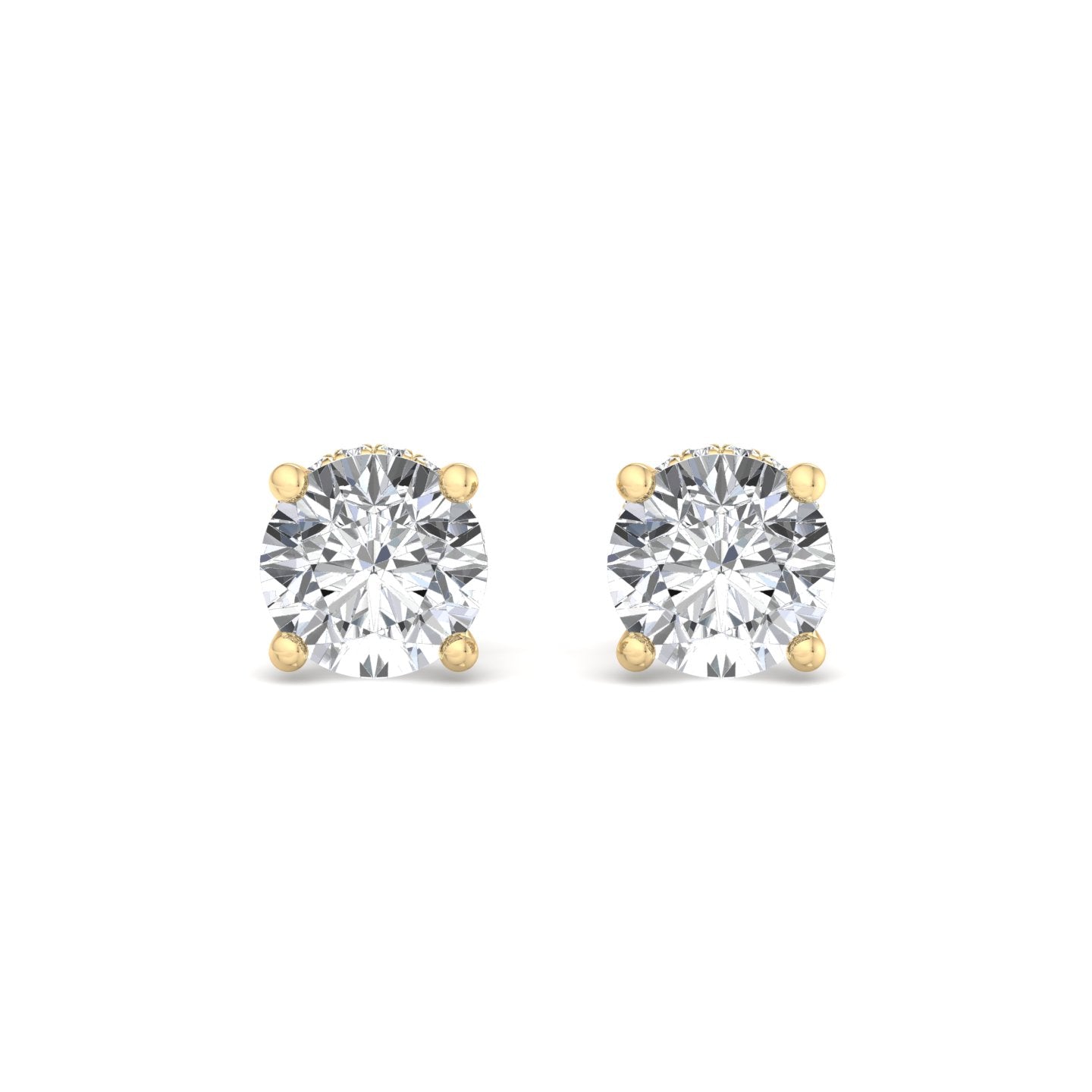 Diamond Stud Earrings - Krishnashray