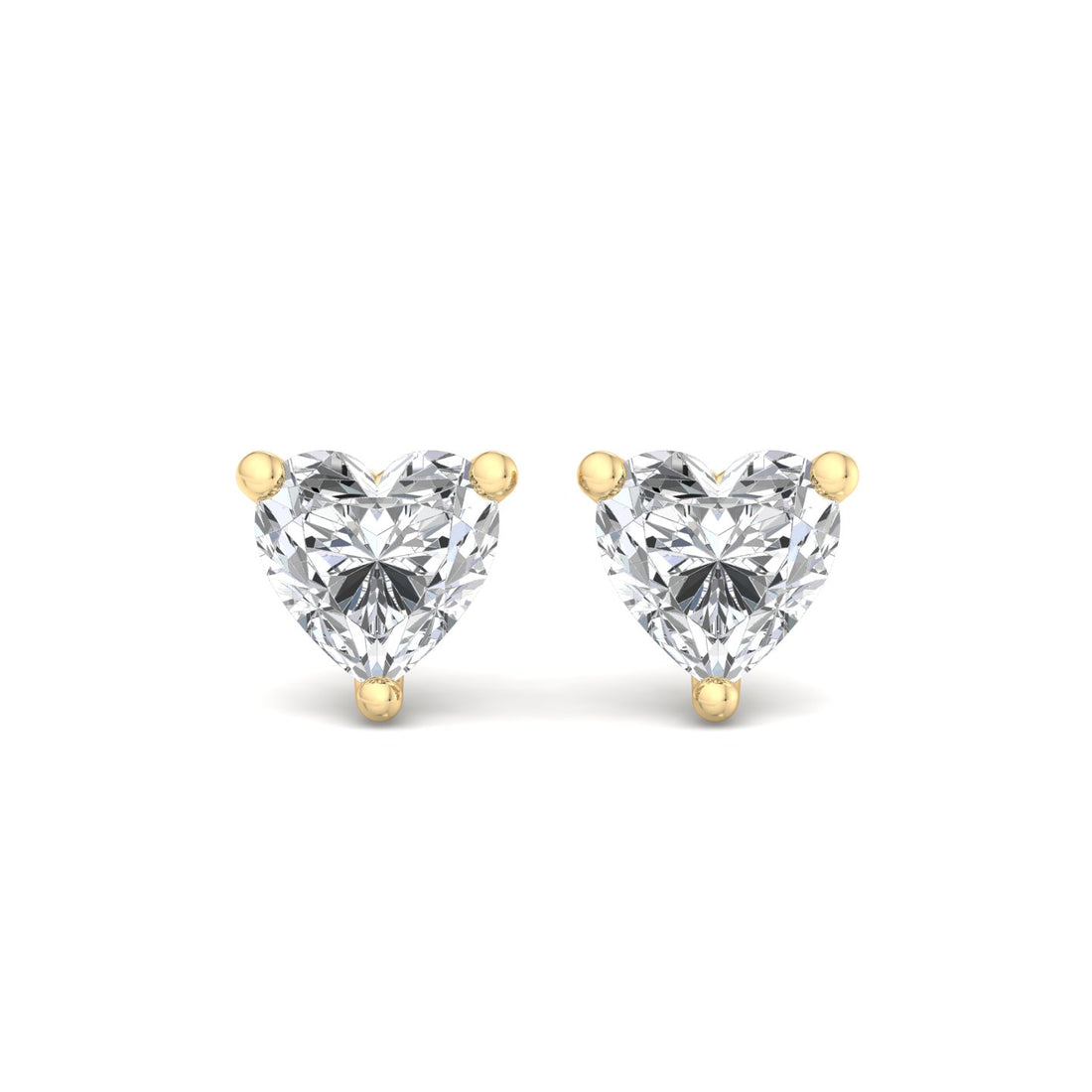 Lovely Heart Shaped Earrings - Krishnashray
