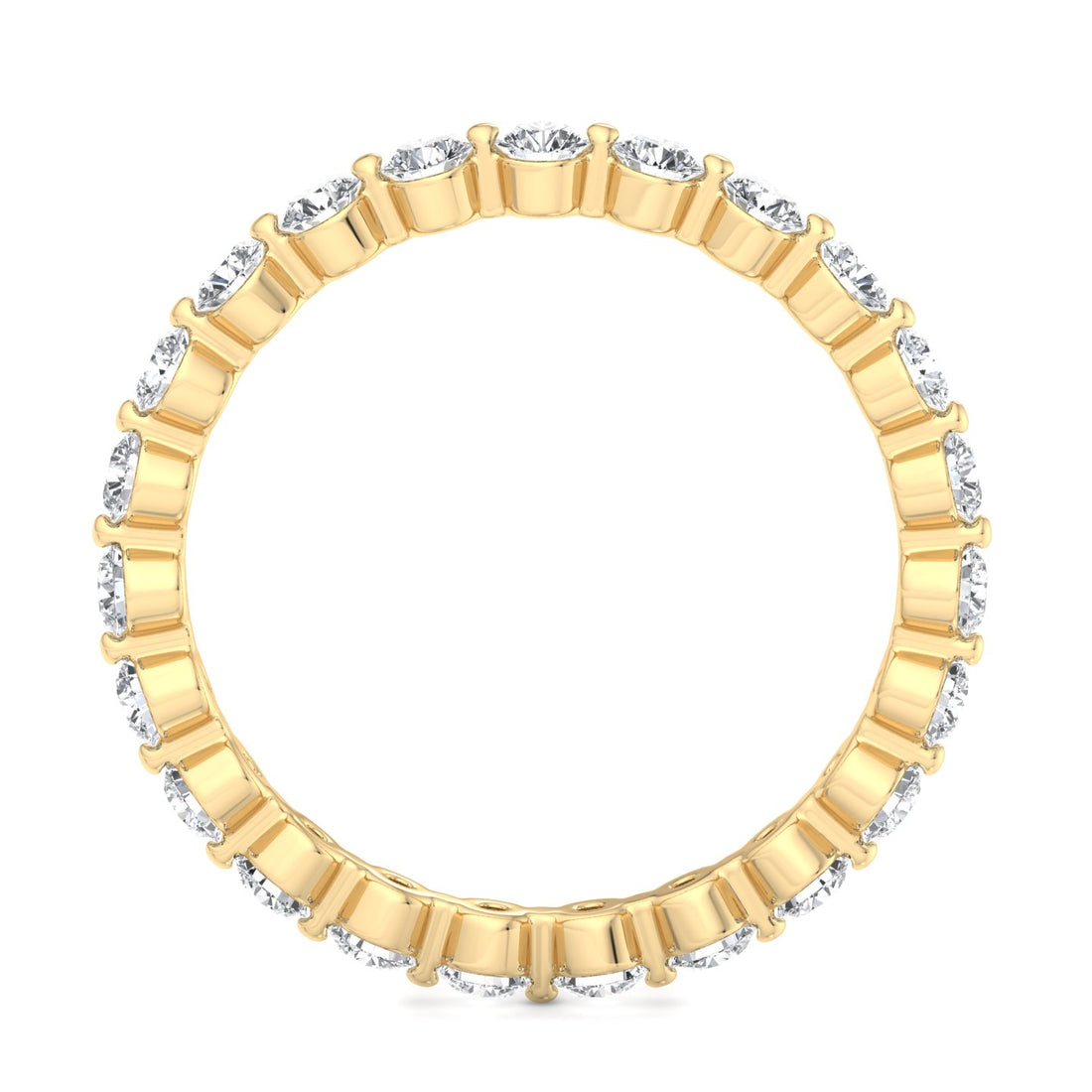 Golden Halo Eternity Band - Krishnashray