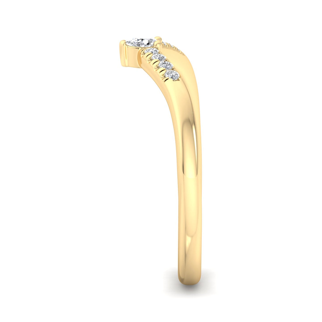 V-Shaped Diamond Ring - Krishnashray