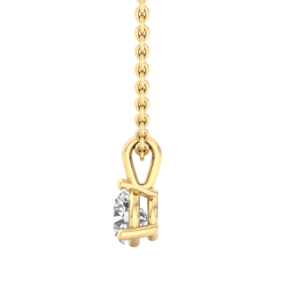 Elegant Solitaire Pendant