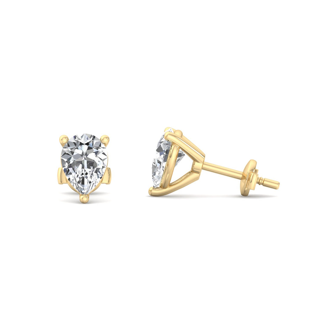 Pear Shape Gorgeous Stud Earrings - Krishnashray