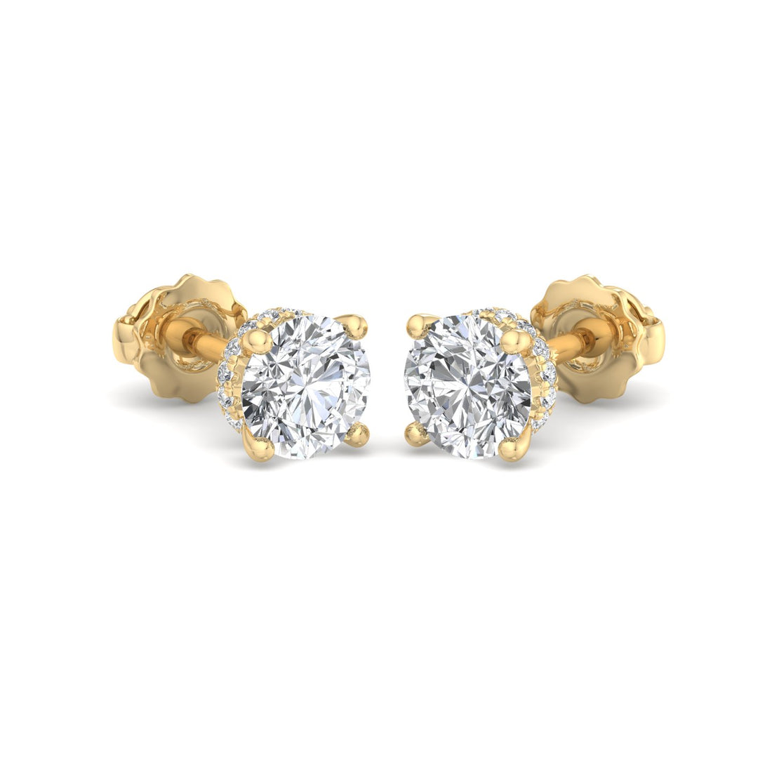 Diamond Stud Earrings - Krishnashray
