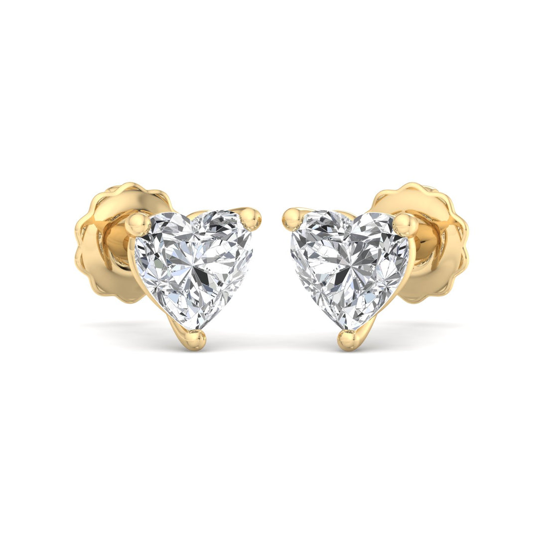 Sparkling Heart Earrings - Krishnashray