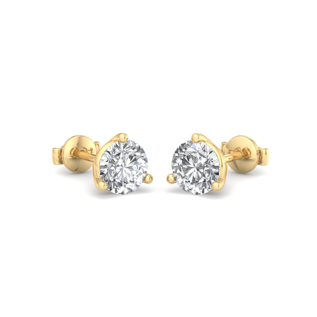 Round Cut Earrings - Krishnashray