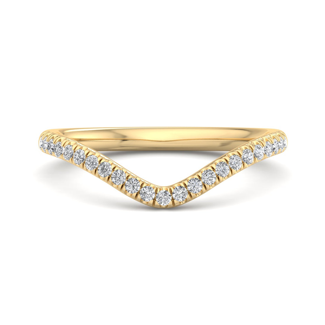 V-Shaped Diamond Ring - Krishnashray