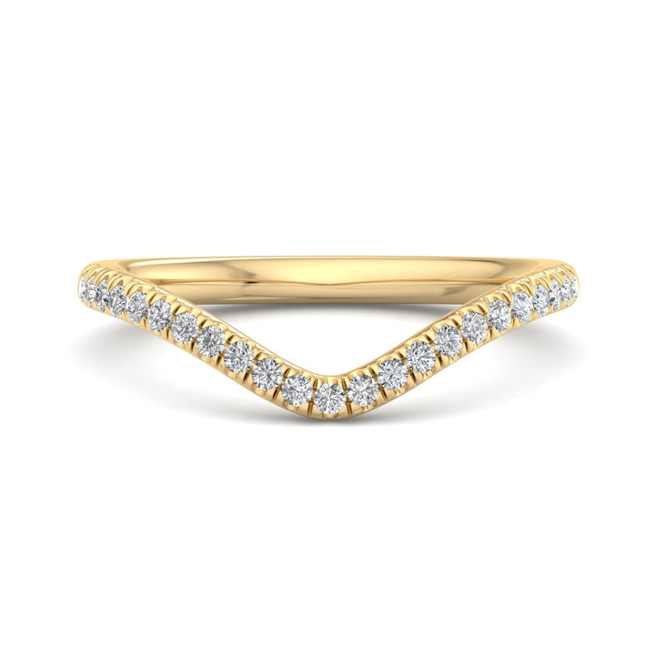 V-Shaped Diamond Ring - Krishnashray